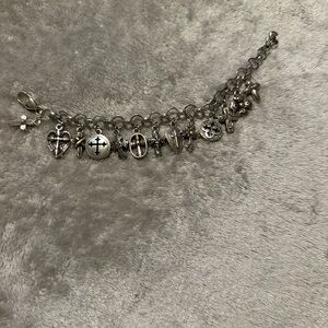 Brighton silver Cross bracelet
